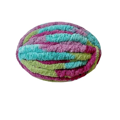 HäKelgarn Grobe Garne for Stricken und Häkeln von Deckenkissen, mehrfarbig, dicke Linie, weiches, warmes Häkelgarn, Schallinie(Grape) von LCKKJHG