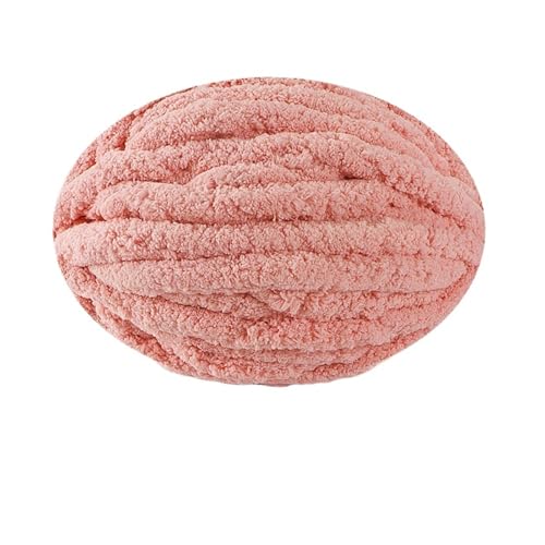 HäKelgarn Grobe Garne for Stricken und Häkeln von Deckenkissen, mehrfarbig, dicke Linie, weiches, warmes Häkelgarn, Schallinie(Pink) von LCKKJHG