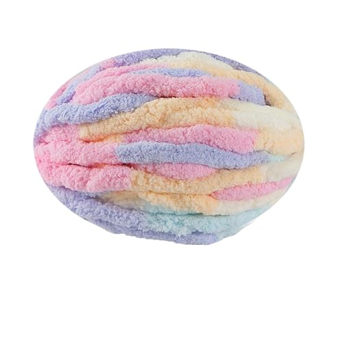 HäKelgarn Grobe Garne for Stricken und Häkeln von Deckenkissen, mehrfarbig, dicke Linie, weiches, warmes Häkelgarn, Schallinie(Spun-sugar) von LCKKJHG