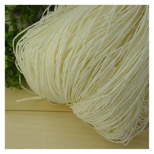 HäKelgarn Sommer Bast Garn Häkeln Themen Handarbeit for DIY Stricken Hut Handtasche Korb Rattan Material(Color 8) von LCKKJHG