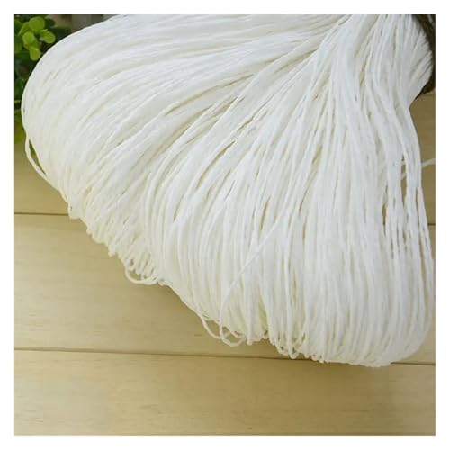 HäKelgarn Sommer Bast Garn Häkeln Themen Handarbeit for DIY Stricken Hut Handtasche Korb Rattan Material(Color 9) von LCKKJHG
