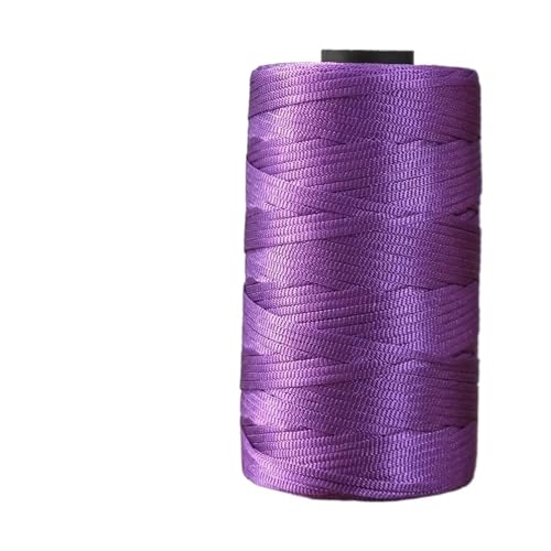 HäKelgarn Sommer Häkeln Flachbandfaden Handarbeit DIY Weben Produktion Häkeln Sommer Sonnenhut Sandalen Tasche Glänzendes Garn(18 Purple) von LCKKJHG