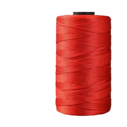 HäKelgarn Sommer Häkeln Flachbandfaden Handarbeit DIY Weben Produktion Häkeln Sommer Sonnenhut Sandalen Tasche Glänzendes Garn(24 Red) von LCKKJHG