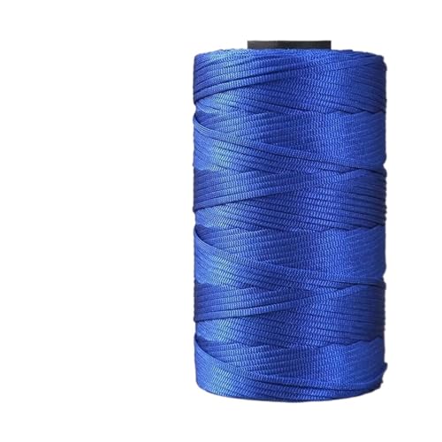 HäKelgarn Sommer Häkeln Flachbandfaden Handarbeit DIY Weben Produktion Häkeln Sommer Sonnenhut Sandalen Tasche Glänzendes Garn(35 Royal Blue) von LCKKJHG