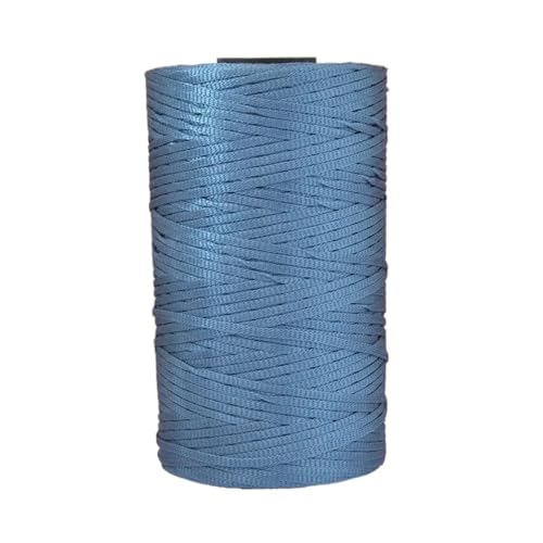 HäKelgarn Sommerleichtes Eisseiden-Baumwollgarn, Häkelgarn for DIY-Hüte, Taschen, Basteln, flaches Band, hohles Häkelgarn(Color 10) von LCKKJHG