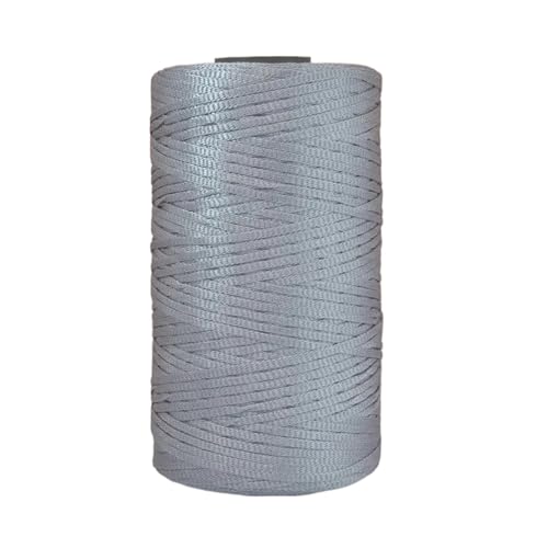 HäKelgarn Sommerleichtes Eisseiden-Baumwollgarn, Häkelgarn for DIY-Hüte, Taschen, Basteln, flaches Band, hohles Häkelgarn(Color 16) von LCKKJHG