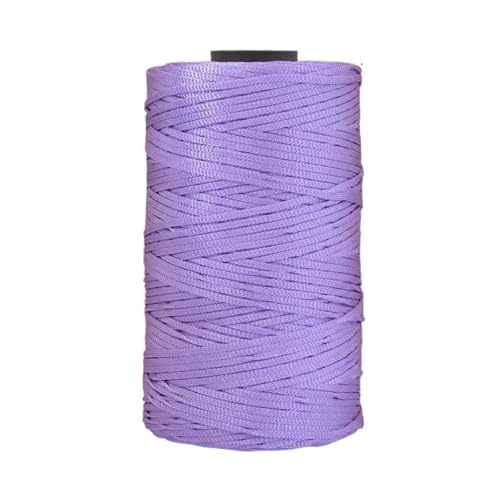 HäKelgarn Sommerleichtes Eisseiden-Baumwollgarn, Häkelgarn for DIY-Hüte, Taschen, Basteln, flaches Band, hohles Häkelgarn(Color 34) von LCKKJHG