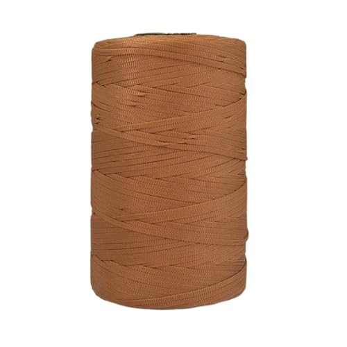 HäKelgarn Sommerleichtes Eisseiden-Baumwollgarn, Häkelgarn for DIY-Hüte, Taschen, Basteln, flaches Band, hohles Häkelgarn(Color 44) von LCKKJHG
