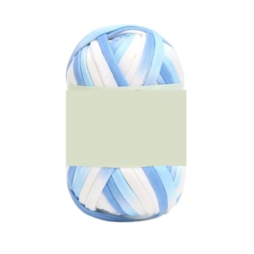 HäKelgarn T-Shirt, Baumwollstrickgarn, DIY-Häkeltasche aus weicher Wolle, Decke, Seilteil gefärbt, Regenbogen-Webgarn, flauschig(Color 12) von LCKKJHG