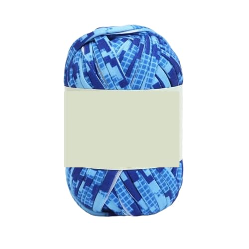 HäKelgarn T-Shirt, Baumwollstrickgarn, DIY-Häkeltasche aus weicher Wolle, Decke, Seilteil gefärbt, Regenbogen-Webgarn, flauschig(Color 19) von LCKKJHG