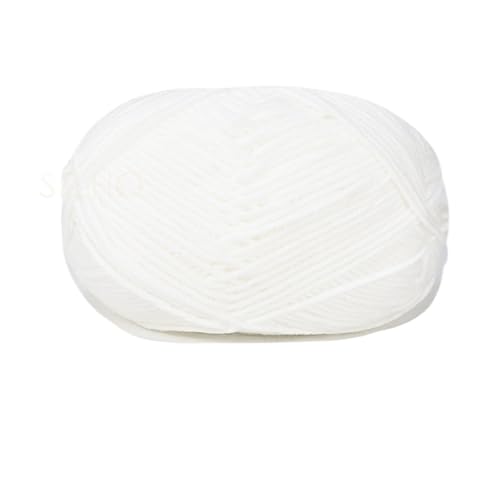 HäKelgarn Weiches Baumwollgarn for Häkelfäden for Stricken von Wolle, DIY-Handwerk, Pullover, Mütze(Clear) von LCKKJHG