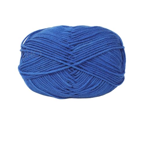HäKelgarn Weiches Baumwollgarn for Häkelfäden for Stricken von Wolle, DIY-Handwerk, Pullover, Mütze(DEEP BLUE) von LCKKJHG