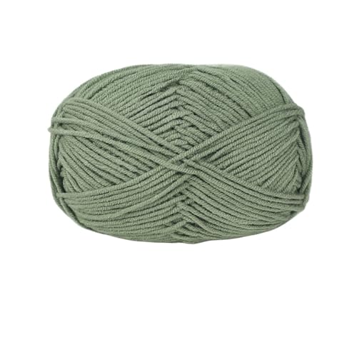 HäKelgarn Weiches Baumwollgarn for Häkelfäden for Stricken von Wolle, DIY-Handwerk, Pullover, Mütze(Lce grey) von LCKKJHG