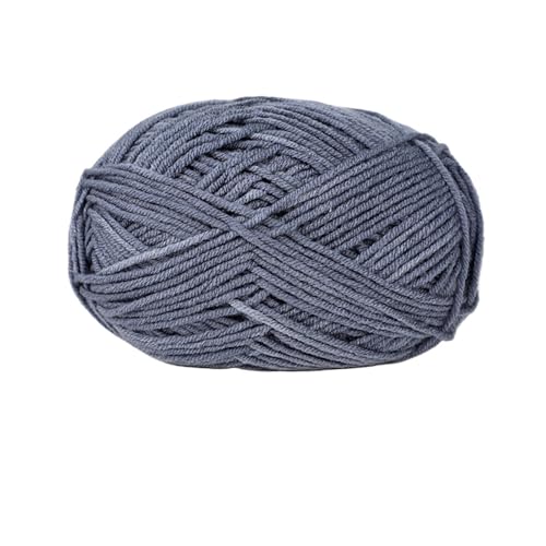 HäKelgarn Weiches Baumwollgarn for Häkelfäden for Stricken von Wolle, DIY-Handwerk, Pullover, Mütze(Light Coffee) von LCKKJHG