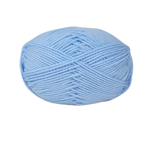 HäKelgarn Weiches Baumwollgarn for Häkelfäden for Stricken von Wolle, DIY-Handwerk, Pullover, Mütze(ROYAL BLUE) von LCKKJHG