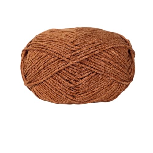HäKelgarn Weiches Baumwollgarn for Häkelfäden for Stricken von Wolle, DIY-Handwerk, Pullover, Mütze(Rose Gold) von LCKKJHG