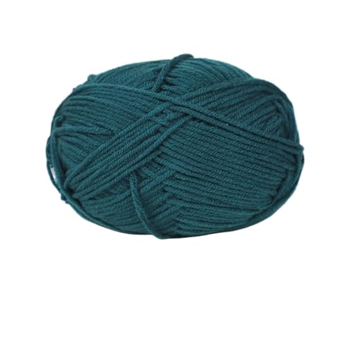 HäKelgarn Weiches Baumwollgarn for Häkelfäden for Stricken von Wolle, DIY-Handwerk, Pullover, Mütze(Slate Blue) von LCKKJHG