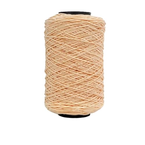 HäKelgarn Wolle Handgestrickte Mütze Häkelgarn Mitteldickes Garn Sommerhut Taschenfaden DIY Handgemachter Sonnenhut(03 Khaki White) von LCKKJHG