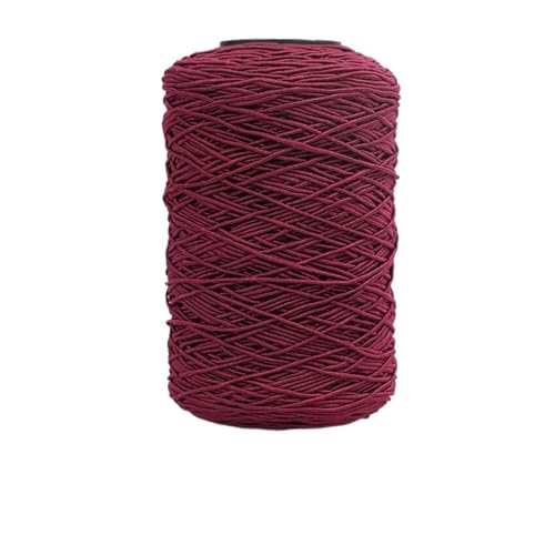 HäKelgarn Wolle Handgestrickte Mütze Häkelgarn Mitteldickes Garn Sommerhut Taschenfaden DIY Handgemachter Sonnenhut(04 Wine Red) von LCKKJHG