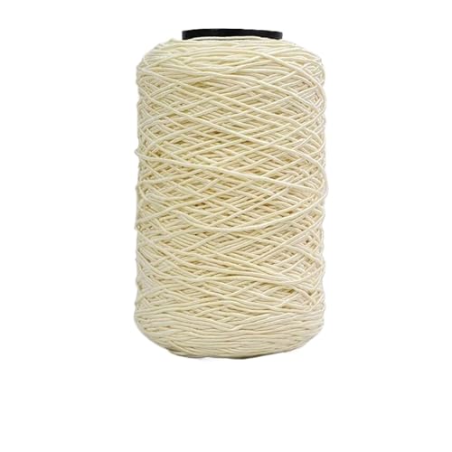 HäKelgarn Wolle Handgestrickte Mütze Häkelgarn Mitteldickes Garn Sommerhut Taschenfaden DIY Handgemachter Sonnenhut(08 Milk White) von LCKKJHG