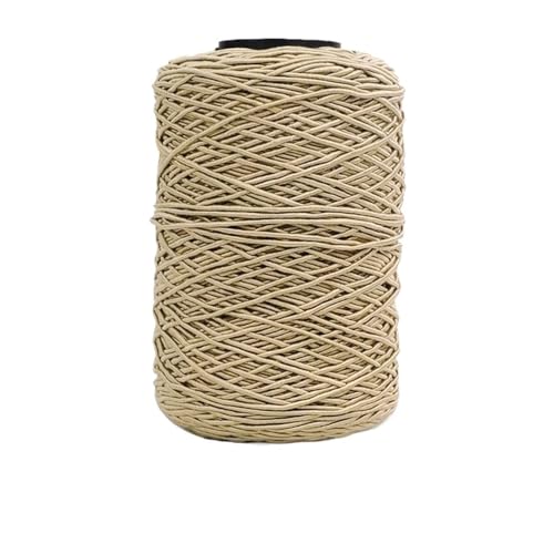 HäKelgarn Wolle Handgestrickte Mütze Häkelgarn Mitteldickes Garn Sommerhut Taschenfaden DIY Handgemachter Sonnenhut(09 Khaki) von LCKKJHG