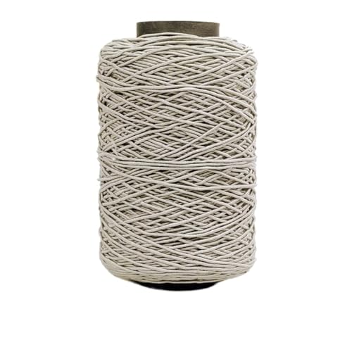 HäKelgarn Wolle Handgestrickte Mütze Häkelgarn Mitteldickes Garn Sommerhut Taschenfaden DIY Handgemachter Sonnenhut(10 Light Gray) von LCKKJHG