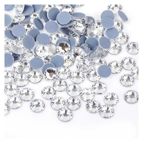 Hotfix Strasssteine Grüner Vulkan Farbe Eisen auf Strass/Hot Fix Kristall Strass Nähen & Stoff Bekleidungssteine(Crystal Clear,Ss6 1440pcs) von LCKKJHG