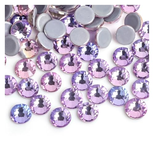 Hotfix Strasssteine Grüner Vulkan Farbe Eisen auf Strass/Hot Fix Kristall Strass Nähen & Stoff Bekleidungssteine(Purple,Ss20 1440pcs) von LCKKJHG