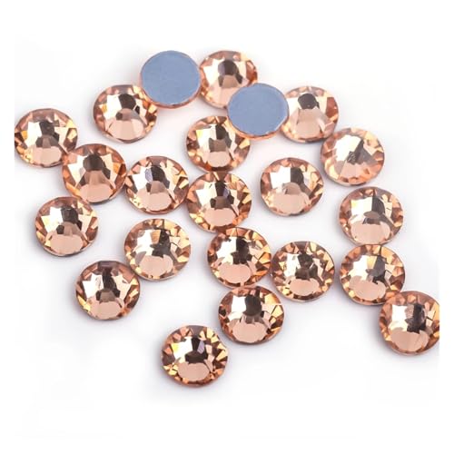 Hotfix Strasssteine Hot Fix Strasssteine ​​Flatback Kristall Hotfix Strass Glitzer Aufbügeln ​​Kleidungsstück(Champagne,SS16-1440pcs) von LCKKJHG