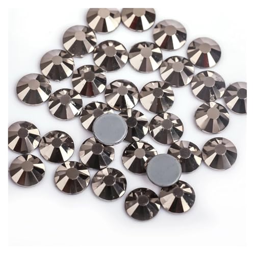 Hotfix Strasssteine Hot Fix Strasssteine ​​Flatback Kristall Hotfix Strass Glitzer Aufbügeln ​​Kleidungsstück(Hematite,SS8-1440pcs) von LCKKJHG