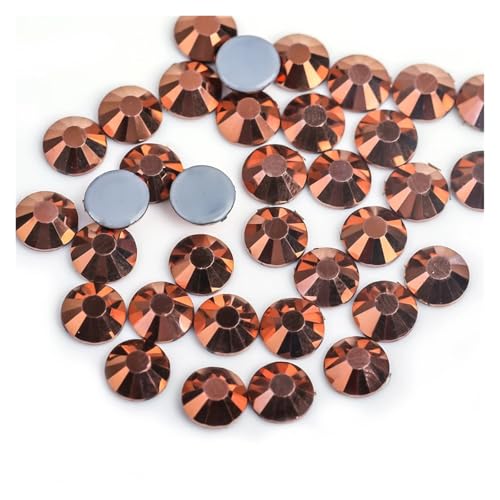 Hotfix Strasssteine Hot Fix Strasssteine ​​Flatback Kristall Hotfix Strass Glitzer Aufbügeln ​​Kleidungsstück(Rose Gold,SS30-288pcs) von LCKKJHG