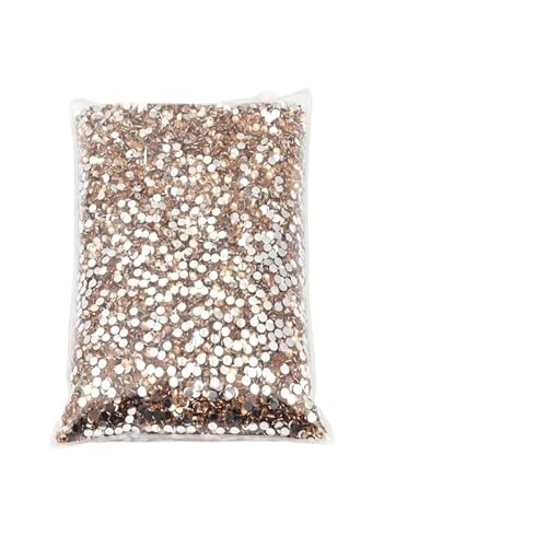 Hotfix Strasssteine Hotfix-Strasssteine, großes Paket, Harz, nicht, lose, flache Kristalle, Nagel, DIY, Glitzerstein(Champagne,PCS_4MM 5000 PCS) von LCKKJHG