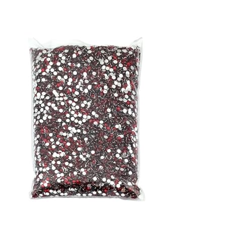 Hotfix Strasssteine Hotfix-Strasssteine, großes Paket, Harz, nicht, lose, flache Kristalle, Nagel, DIY, Glitzerstein(Crimson,PCS_3MM 10000PCS) von LCKKJHG