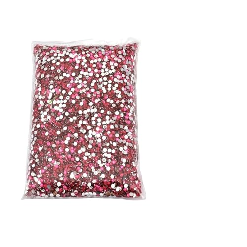 Hotfix Strasssteine Hotfix-Strasssteine, großes Paket, Harz, nicht, lose, flache Kristalle, Nagel, DIY, Glitzerstein(Light Rose,PCS_4MM 5000 PCS) von LCKKJHG