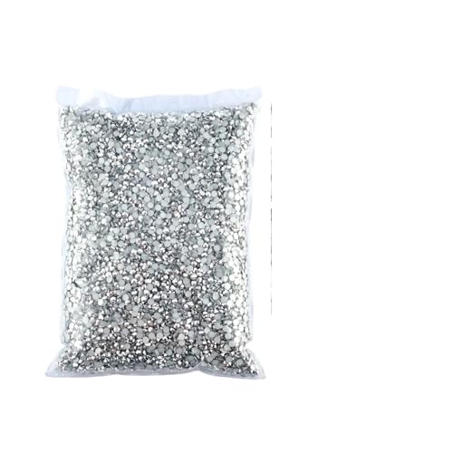 Hotfix Strasssteine Hotfix-Strasssteine, großes Paket, Harz, nicht, lose, flache Kristalle, Nagel, DIY, Glitzerstein(Mineral silver,PCS_2MM 10000PCS) von LCKKJHG