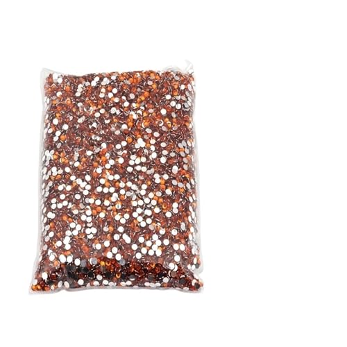 Hotfix Strasssteine Hotfix-Strasssteine, großes Paket, Harz, nicht, lose, flache Kristalle, Nagel, DIY, Glitzerstein(Orange,PCS_3MM 10000PCS) von LCKKJHG