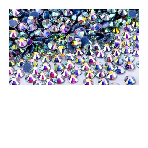Hotfix Strasssteine Hotfix-Strasssteine ​​für Kleidung, hochwertiges Kristall-AB-Eisen auf Strass, Nagel, Glasstein, DIY-Stiefel(Crystal AB,SS34-288pcs) von LCKKJHG