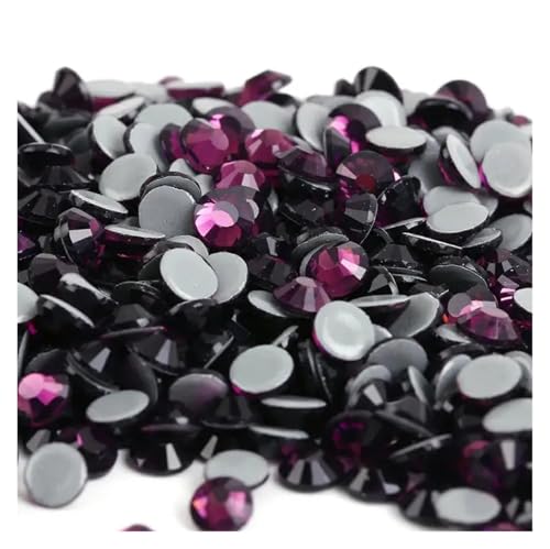 Hotfix Strasssteine Hotfix-Strasssteine ​​in 40 Farben, Kristall-AB, for Aufbügeln, for Näh- und Stoffdekorationen(Amethyst,Ss16 1440pcs) von LCKKJHG