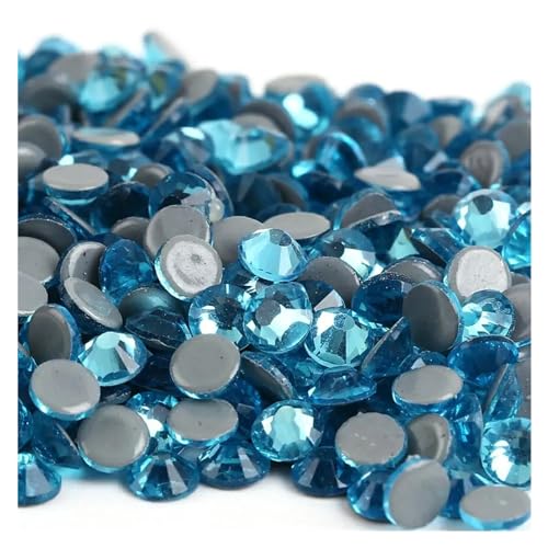 Hotfix Strasssteine Hotfix-Strasssteine ​​in 40 Farben, Kristall-AB, for Aufbügeln, for Näh- und Stoffdekorationen(Aquamarine,Mix ss6-ss30 10gram) von LCKKJHG