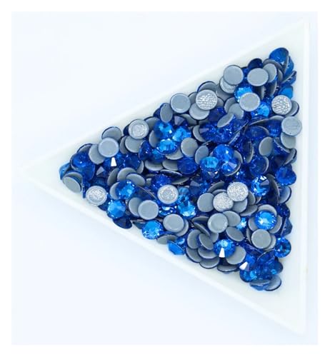 Hotfix Strasssteine Hotfix-Strasssteine ​​in 40 Farben, Kristall-AB, for Aufbügeln, for Näh- und Stoffdekorationen(Capri Blue,Ss10 1440pcs) von LCKKJHG