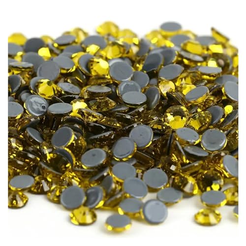 Hotfix Strasssteine Hotfix-Strasssteine ​​in 40 Farben, Kristall-AB, for Aufbügeln, for Näh- und Stoffdekorationen(Citrine,Ss6 1440pcs) von LCKKJHG