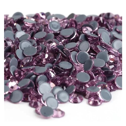 Hotfix Strasssteine Hotfix-Strasssteine ​​in 40 Farben, Kristall-AB, for Aufbügeln, for Näh- und Stoffdekorationen(Lt.Rose,Mix ss6-ss30 10gram) von LCKKJHG