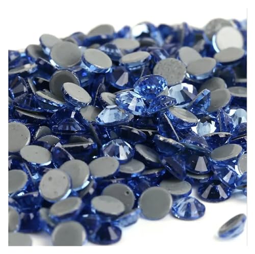 Hotfix Strasssteine Hotfix-Strasssteine ​​in 40 Farben, Kristall-AB, for Aufbügeln, for Näh- und Stoffdekorationen(Lt.Sapphire,Ss20 1440pcs) von LCKKJHG