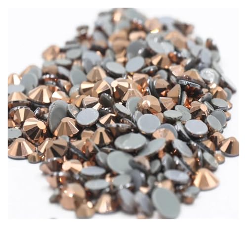 Hotfix Strasssteine Hotfix-Strasssteine ​​in 40 Farben, Kristall-AB, for Aufbügeln, for Näh- und Stoffdekorationen(Rose Gold,Ss16 1440pcs) von LCKKJHG