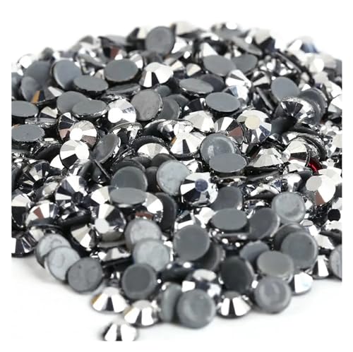 Hotfix Strasssteine Hotfix-Strasssteine ​​in 40 Farben, Kristall-AB, for Aufbügeln, for Näh- und Stoffdekorationen(Silver Hematite,Ss6 1440pcs) von LCKKJHG