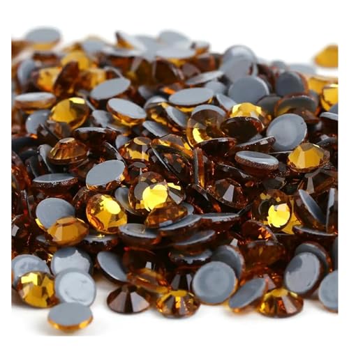 Hotfix Strasssteine Hotfix-Strasssteine ​​in 40 Farben, Kristall-AB, for Aufbügeln, for Näh- und Stoffdekorationen(Topaz,Ss16 1440pcs) von LCKKJHG