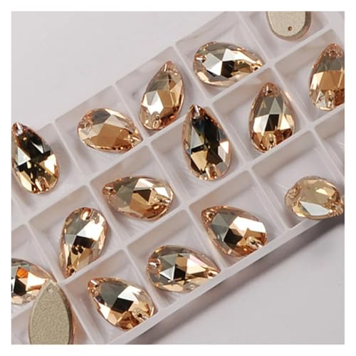 Hotfix Strasssteine Tropfenförmige Strasssteine zum Aufnähen, Glaskristallsteine, for Nähen, Sticken, Kleidungszubehör, Steine für DIY-Dekoration von Hochzeitskleidern(Golden Shadow,11x18mm 20Pcs) Hotfix Strasssteine Tropfenförmige Strasssteine zum Aufnähen, Glaskristallsteine, for Nähen, Sticken, Kleidungszubehör, Steine für DIY-Dekoration von Hochzeitskleidern(Golden Shadow,11x18mm 20Pcs) von LCKKJHG