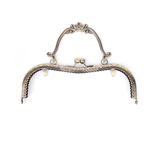 LCKKJHG Clutch Bag Verschluss Frauen 20,5 cm Vintage Geldbörse Rahmen Clutch Bag Verschluss mit Griff DIY Hardware Zubehör FüR DIY von LCKKJHG