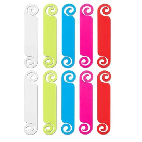 LCKKJHG Etikett, selbstklebend, für Kabel, wasserdichte Netzwerke, PC, Kabelbinder, Markierungszeichen (10 Stück) von LCKKJHG