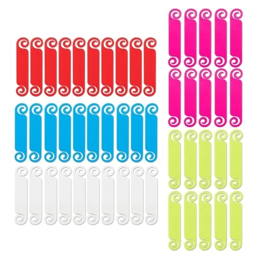 LCKKJHG Etikett, selbstklebend, für Kabel, wasserdichte Netzwerke, PC, Kabelbinder, Markierungszeichen (50-teiliges Set) von LCKKJHG